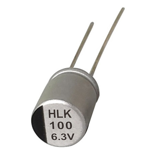 HLK 120 ° C Wysoka temperatura, aluminiowy kondensator elektrolityczny o niskim poziomie ESR